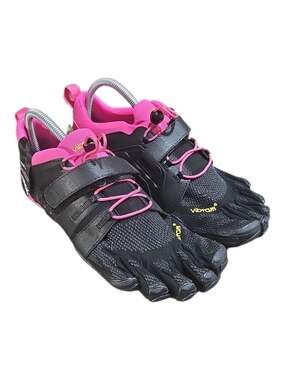 Vibram FiveFingers V-Train 2.0 Women's Training Shoes Black Pink Barefoot